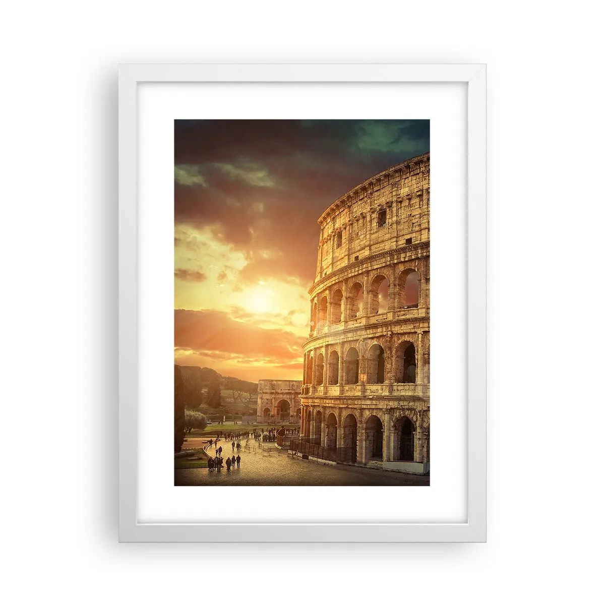 Poster în ramă albă - Impresie colosală - 30x40 cm