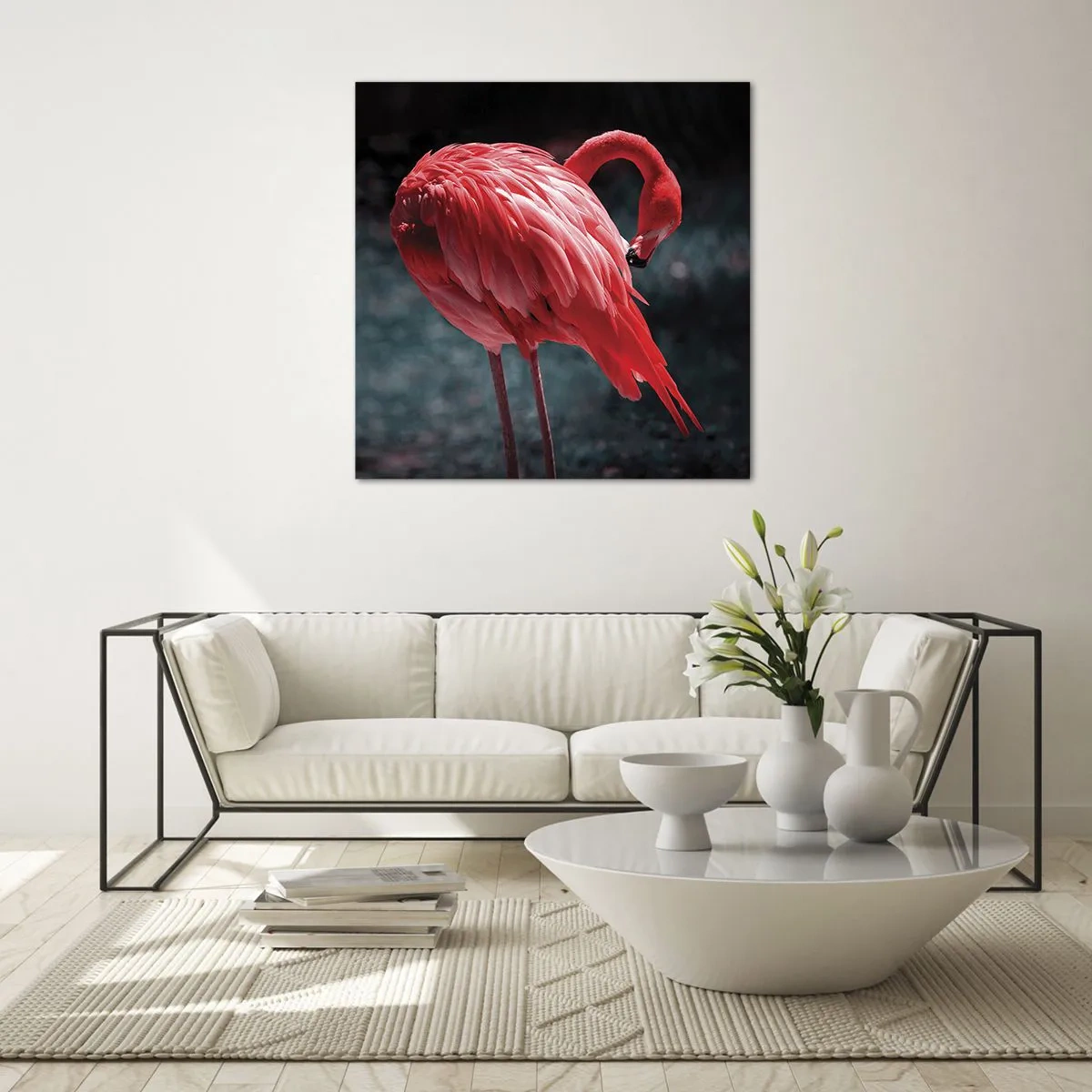 Tablou pe sticlă - Poemul purpuriu al naturii - 70x70 cm