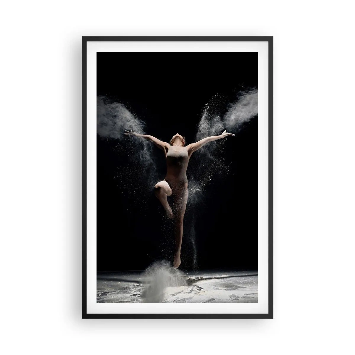 Poster în ramă neagră - Elfii există - 61x91 cm