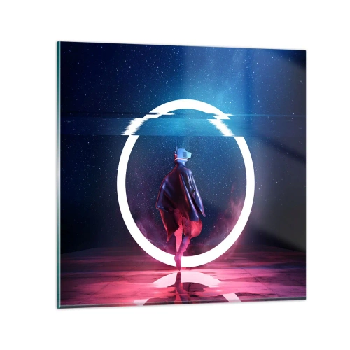 Tablou pe sticlă - Între lumi - 40x40 cm