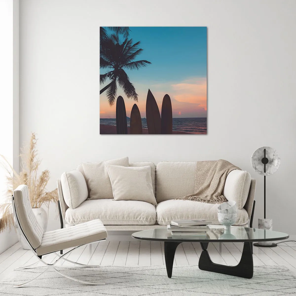 Tablou pe sticlă - Și mâine ne vom distra - 70x70 cm