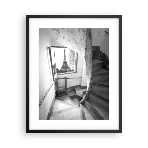 Poster în ramă neagră - Ce priveliște! - 40x50 cm