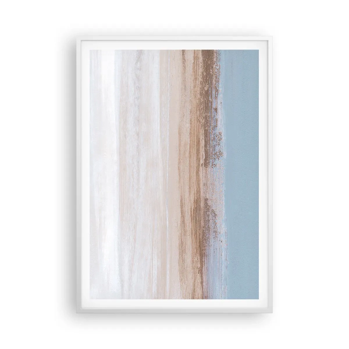 Poster în ramă albă - Un peisaj ambiguu - 70x100 cm