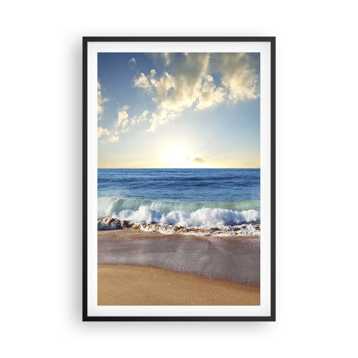 Poster în ramă neagră - Mișcare și liniște în același timp - 61x91 cm