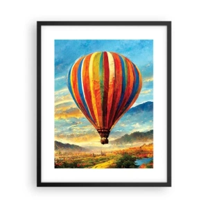 Poster în ramă neagră - În liniște puteți vedea mai multe - 40x50 cm