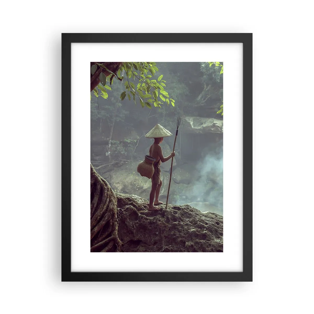 Poster în ramă neagră - Prietenul naturii - 30x40 cm