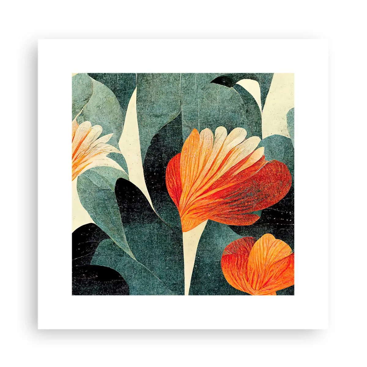 Poster - Căldura de la tropice și răcoarea verdeței - 30x30 cm