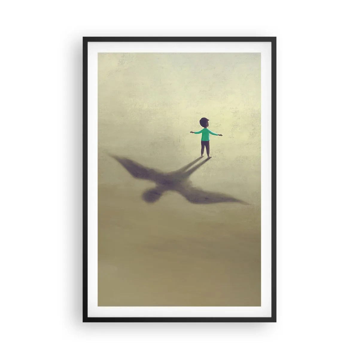 Poster în ramă neagră - Eroul viitorului - 61x91 cm