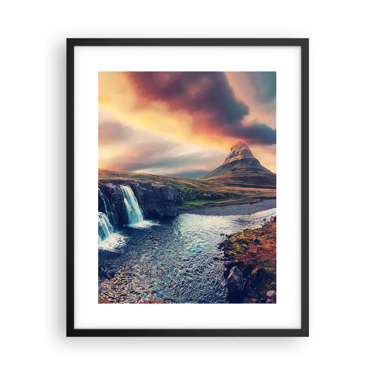 Poster în ramă neagră - În măreția naturii - 40x50 cm