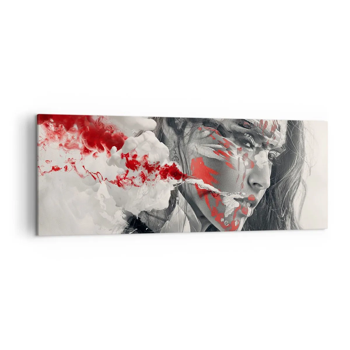 Tablou pe pânză - În aburul absurdului - 140x50 cm
