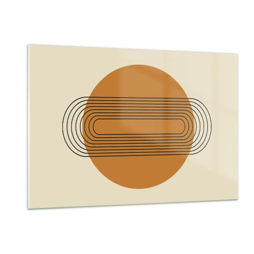 Tablou pe sticlă - Planul perfect - 120x80 cm