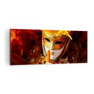 Tablou pe pânză - Misterul face parte din joc - 100x40 cm