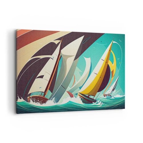 Tablou pe pânză - Voinici și învingători - 120x80 cm