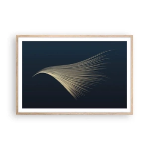 Poster în ramă de stejar deschis - Ca părul unui înger - 91x61 cm