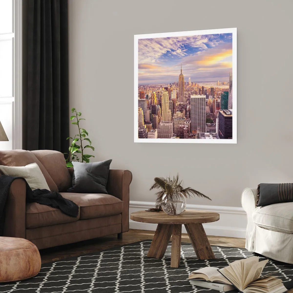 Poster - Ajungeți la nori înșiși - 30x30 cm