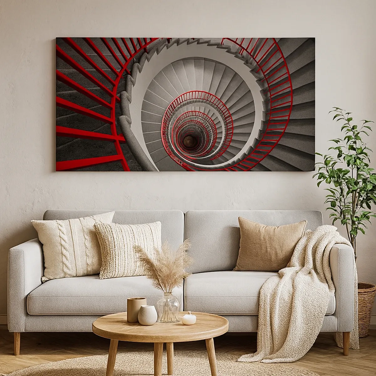 Tablou pe pânză - Jocuri arhitecturale - 30x30 cm