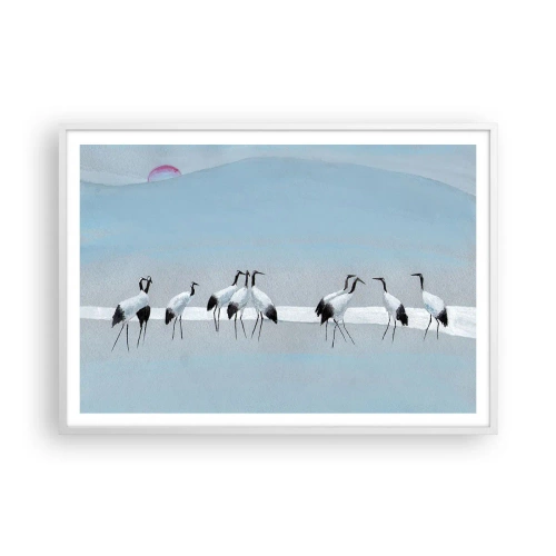 Poster în ramă albă - După o zi fierbinte - 100x70 cm