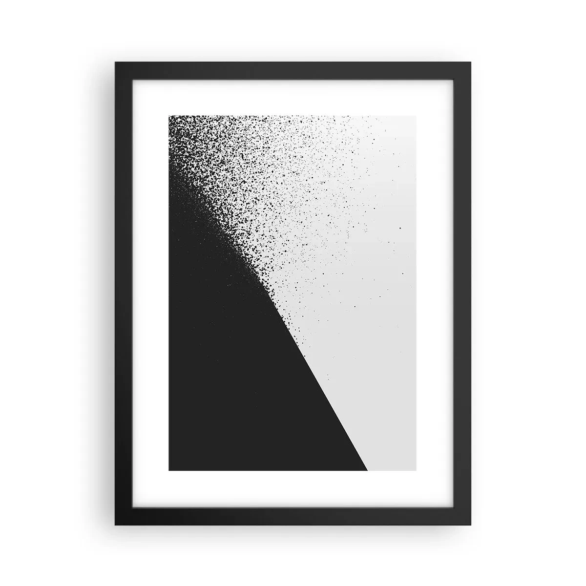 Poster în ramă neagră - Din ce în ce mai repede, din ce în ce mai mult - 30x40 cm