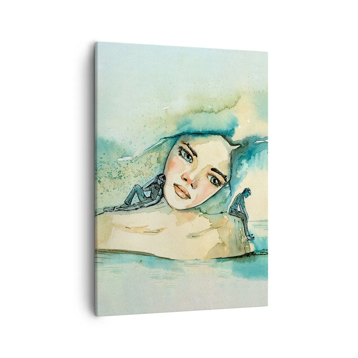 Tablou pe pânză - Am I blue? - 50x70 cm