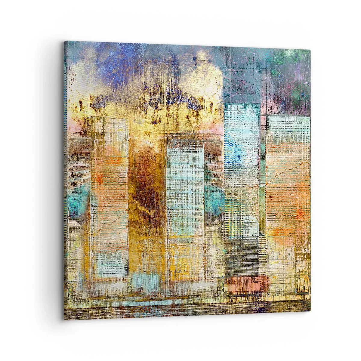 Tablou pe pânză - Metropola însorită - 50x50 cm