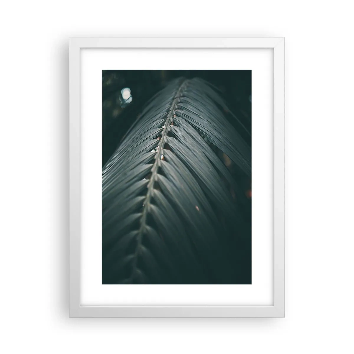 Poster în ramă albă - Precizia naturii - 30x40 cm