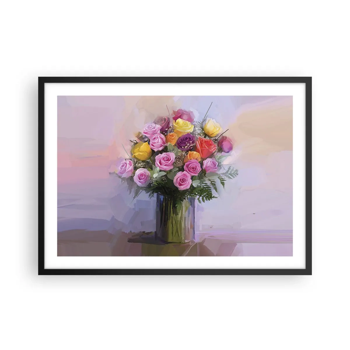 Poster în ramă neagră - Frumusețe reținută - 70x50 cm