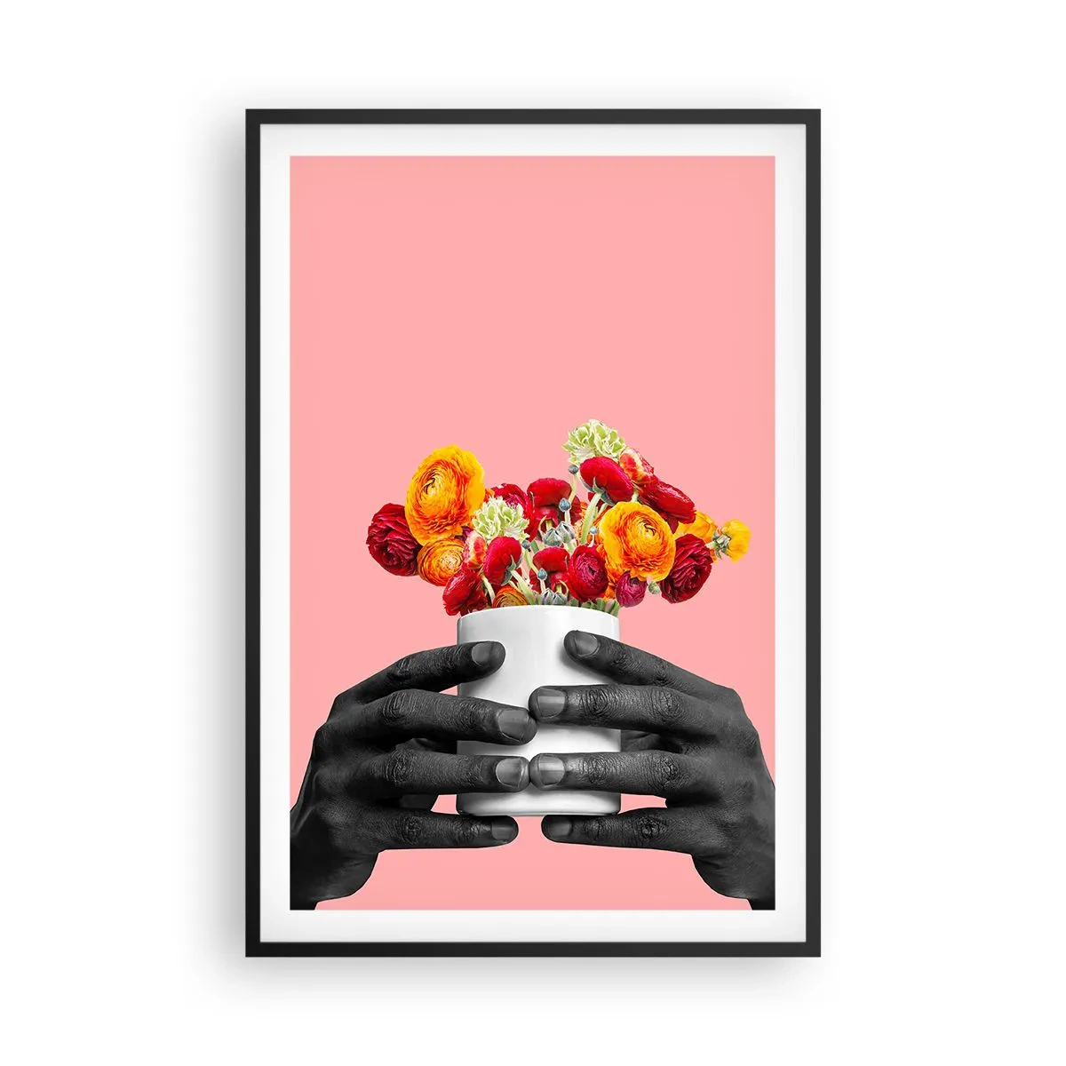 Poster în ramă neagră - Apoteoza vieții - 61x91 cm