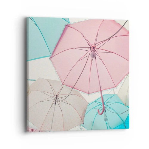 Tablou pe pânză - Uneori soare, alteori ploaie - 40x40 cm