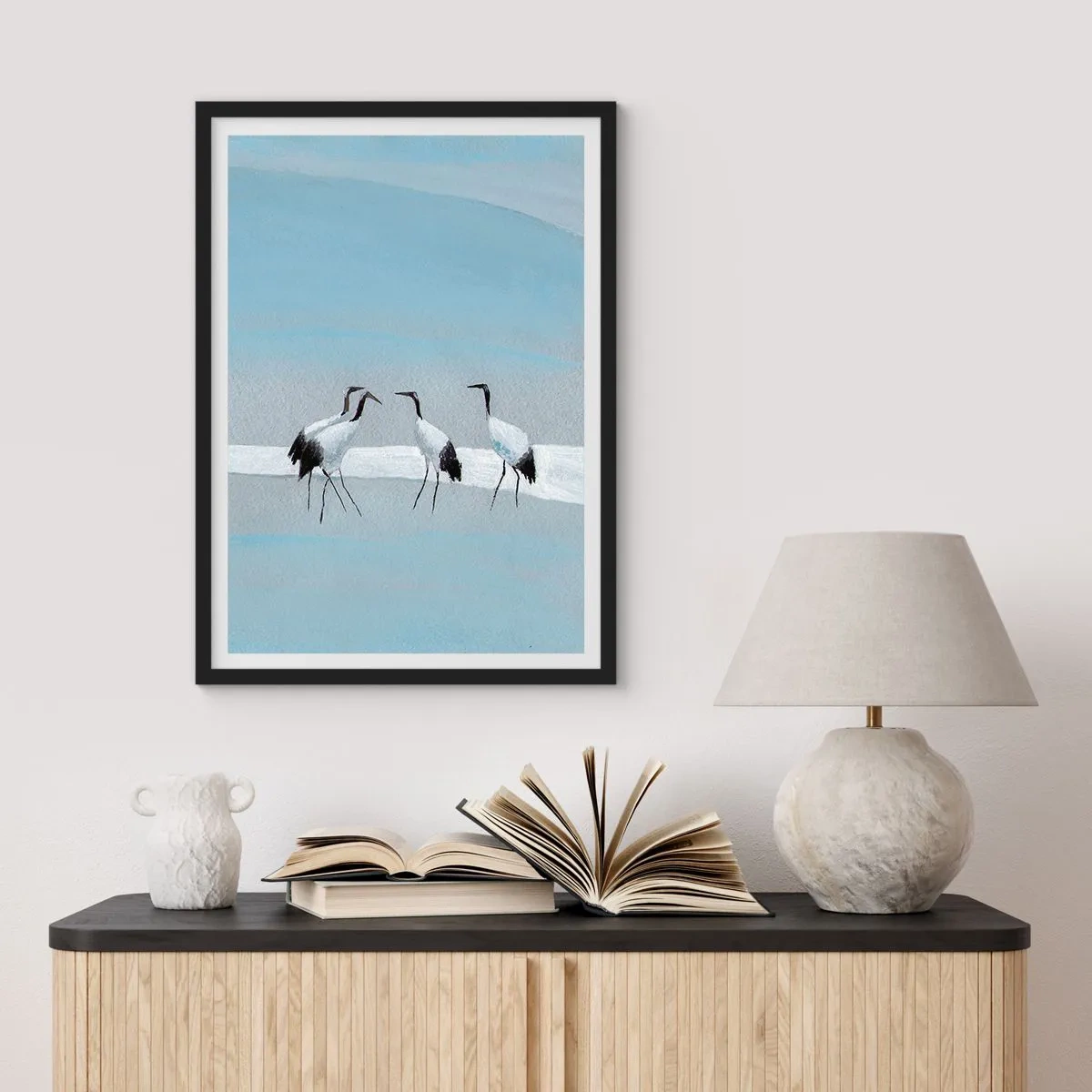 Poster în ramă neagră - După o zi fierbinte - 30x40 cm