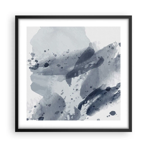 Poster în ramă neagră - Un studiu al naturii de apă - 50x50 cm