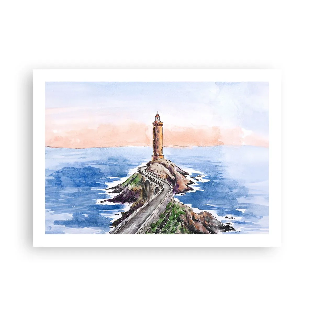 Poster - Cu fața la mare - 70x50 cm