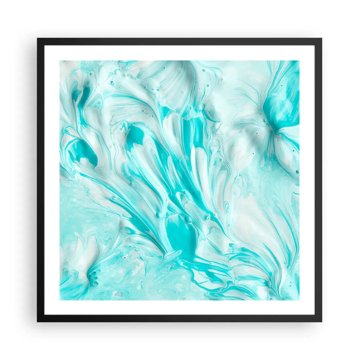 Poster în ramă neagră - Împreună pentru totdeauna - 60x60 cm