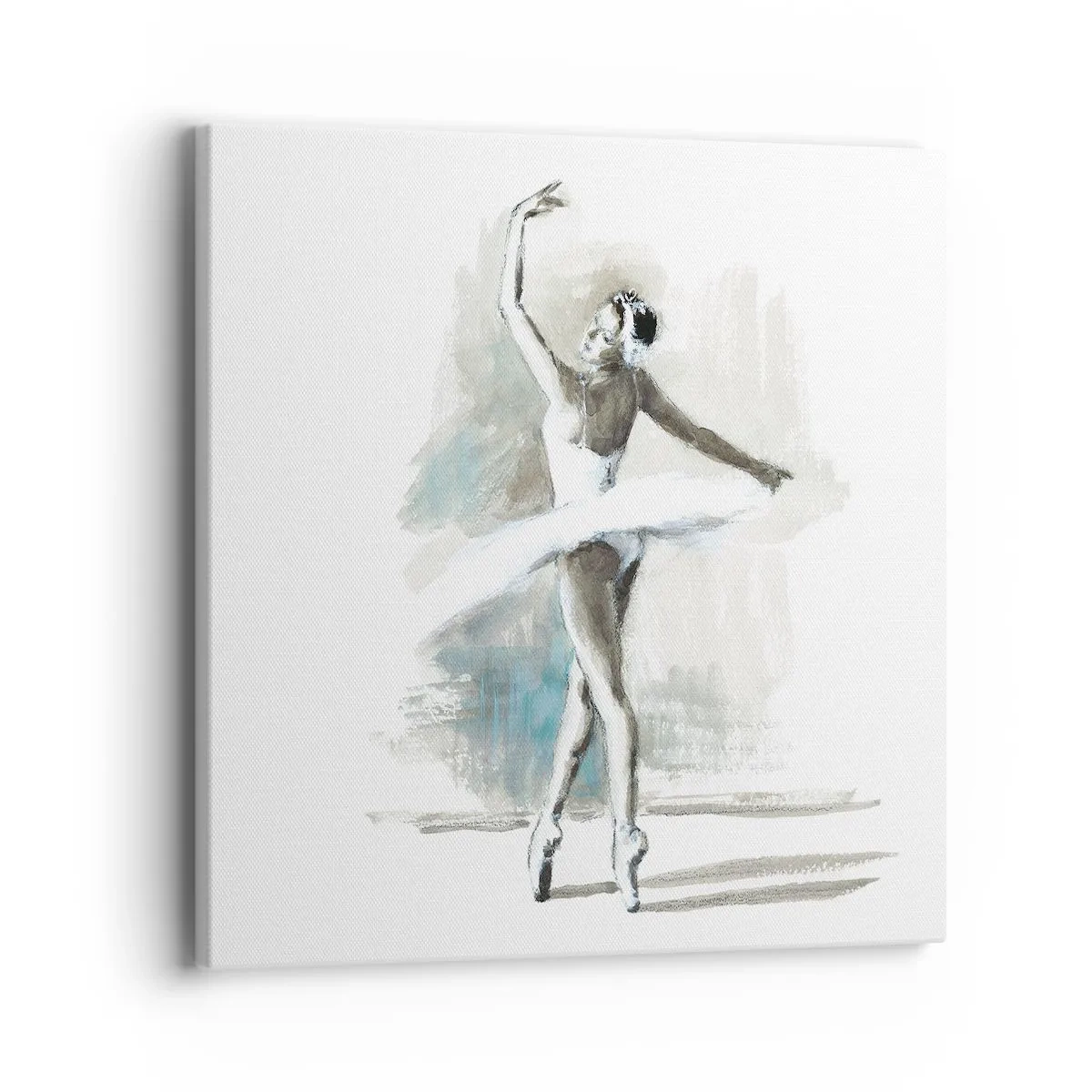 Tablou pe pânză - Fermecată într-o lebădă - 40x40 cm