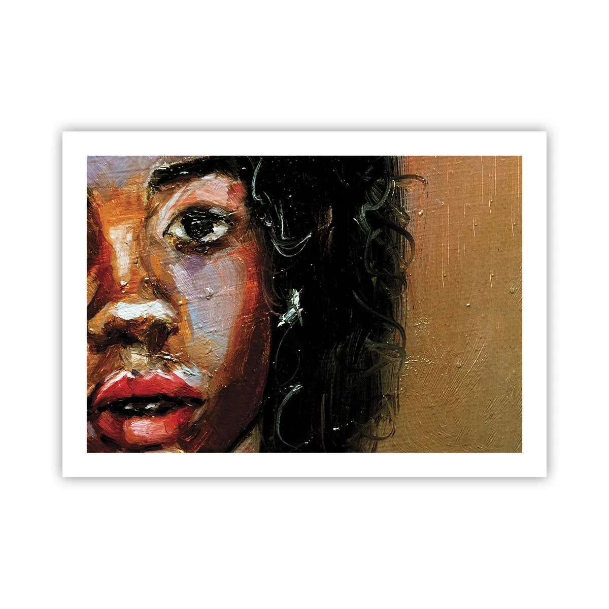 Poster - Negru și strălucire - 70x50 cm