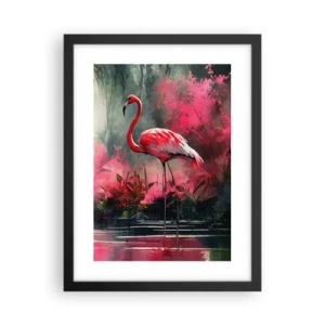 Poster în ramă neagră - O lecție de farmec natural - 30x40 cm