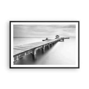 Poster în ramă neagră - În depărtare - 91x61 cm