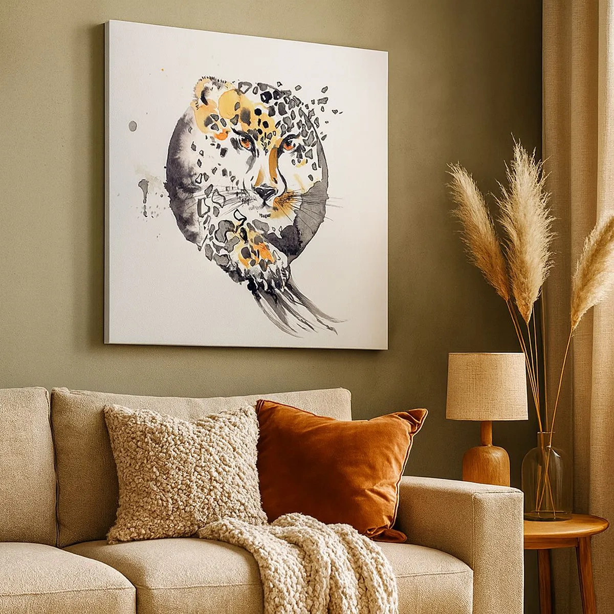 Tablou pe pânză - Frumusețe prădătoare - 30x30 cm