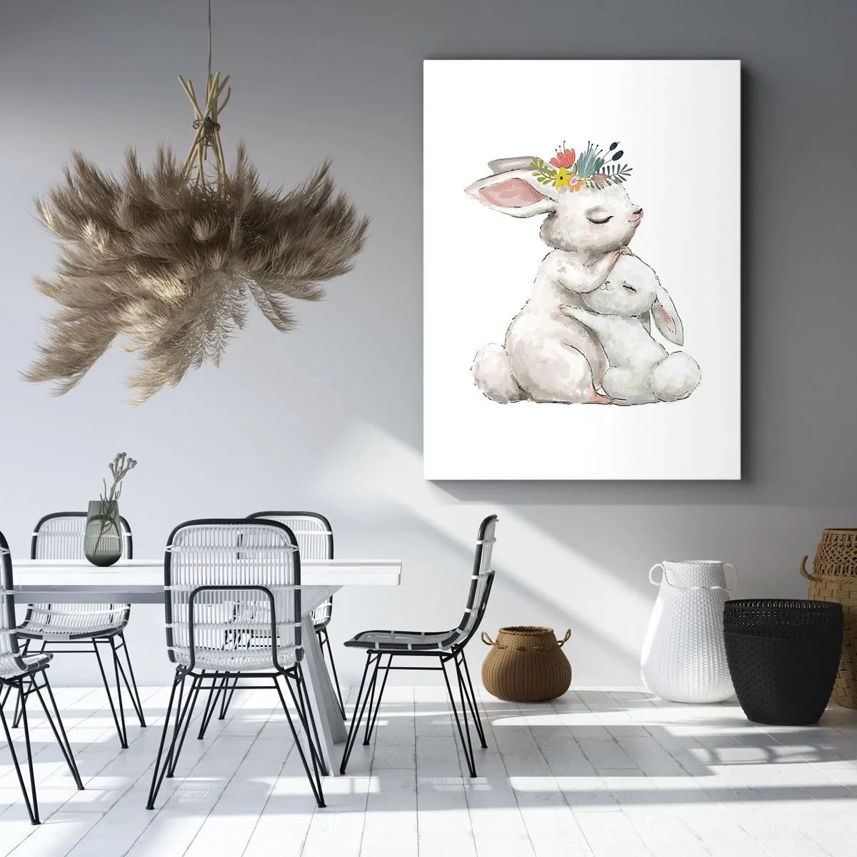 Tablou pe pânză - Ca la mama - 55x100 cm