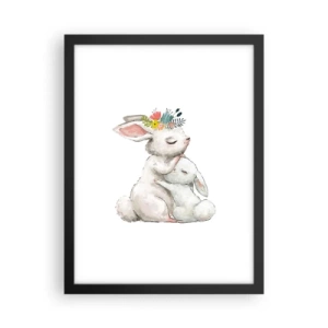 Poster în ramă neagră - Ca la mama - 30x40 cm