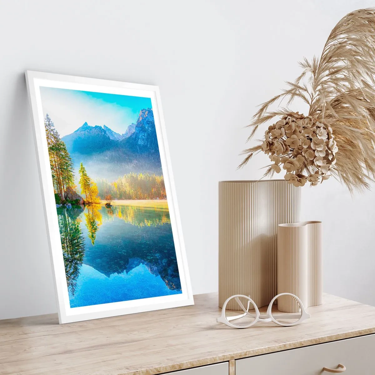 Poster în ramă albă - Maiestate și dulceață - 61x91 cm