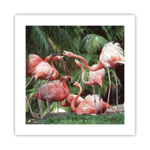 Poster - Bârfa de după-amiază - 40x40 cm