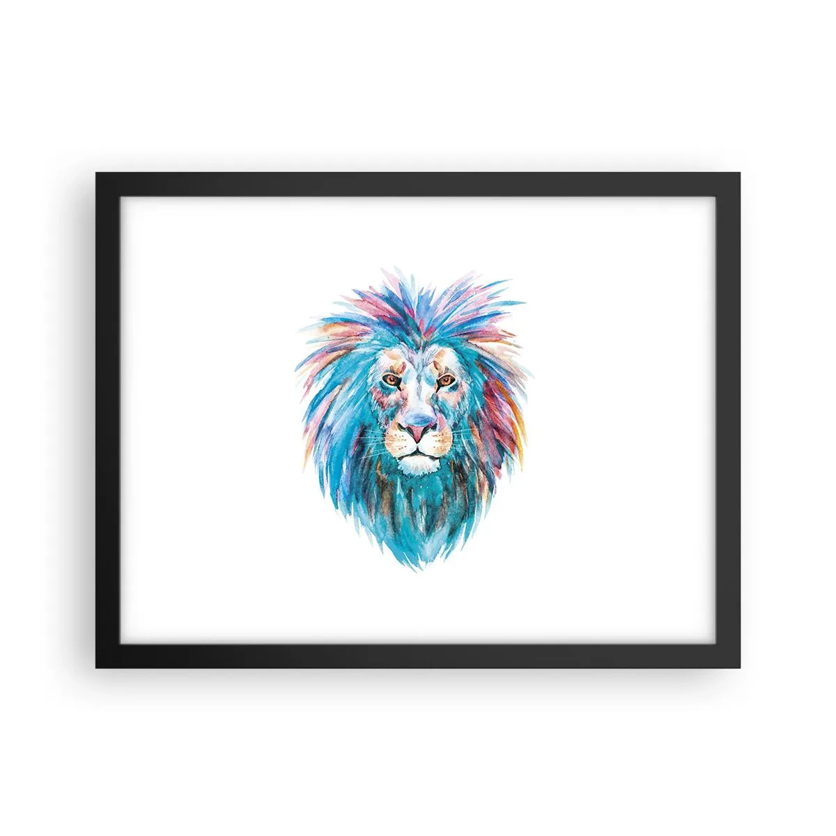 Poster în ramă neagră - Aură electrizantă - 40x30 cm