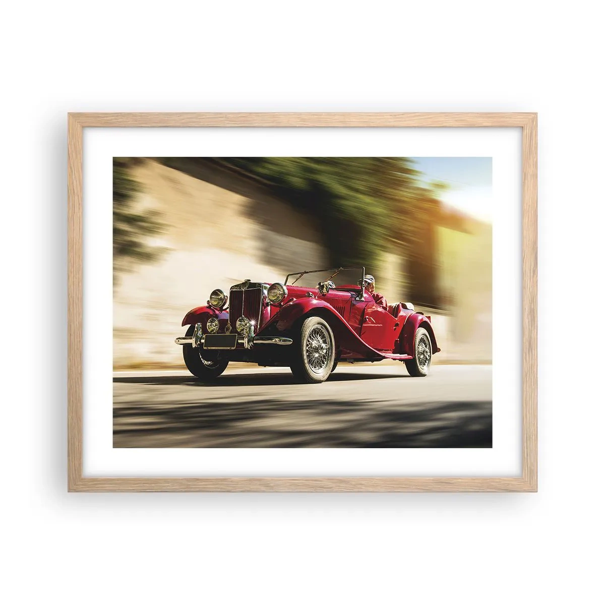 Poster în ramă de stejar deschis - Mai frumoasă decât Nike din Samothrace - 50x40 cm