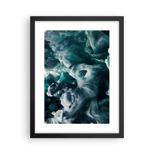 Poster în ramă neagră - Mișcarea culorilor - 30x40 cm