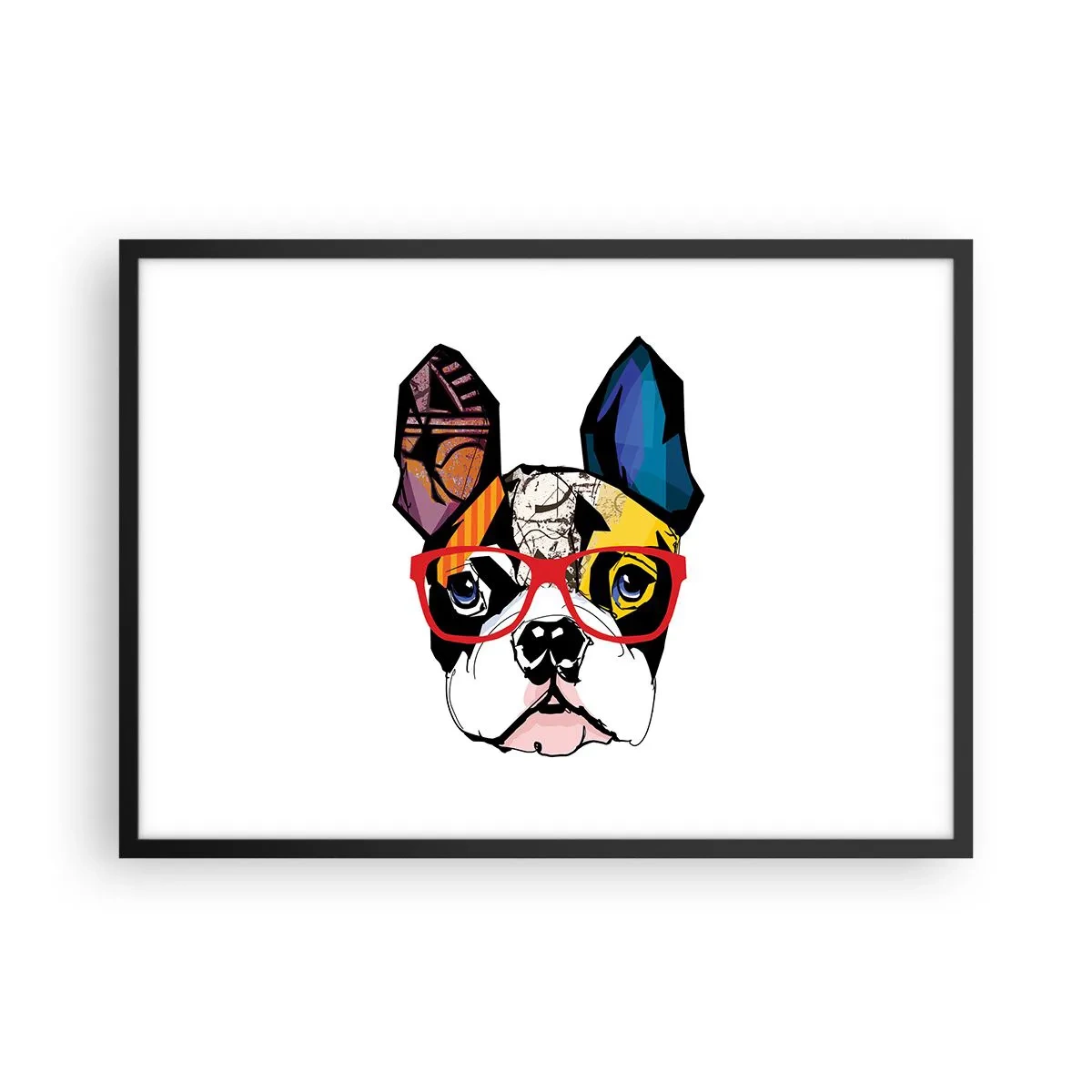Poster în ramă neagră - Intelectualist - 70x50 cm