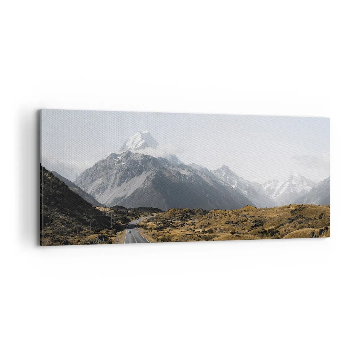 Tablou pe pânză - Drumul spre inima munților - 100x40 cm