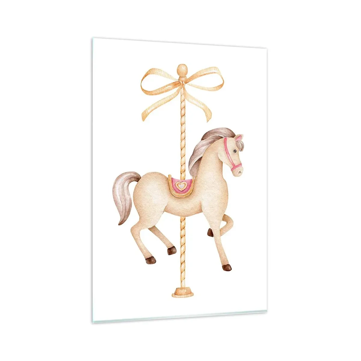 Tablou pe sticlă - Într-un trap grațios - 80x120 cm