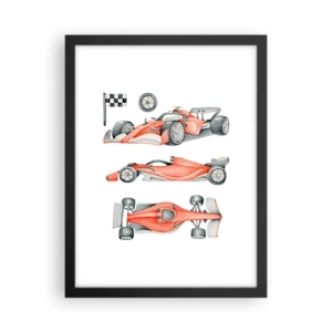 Poster în ramă neagră - Prindeți visul - 30x40 cm