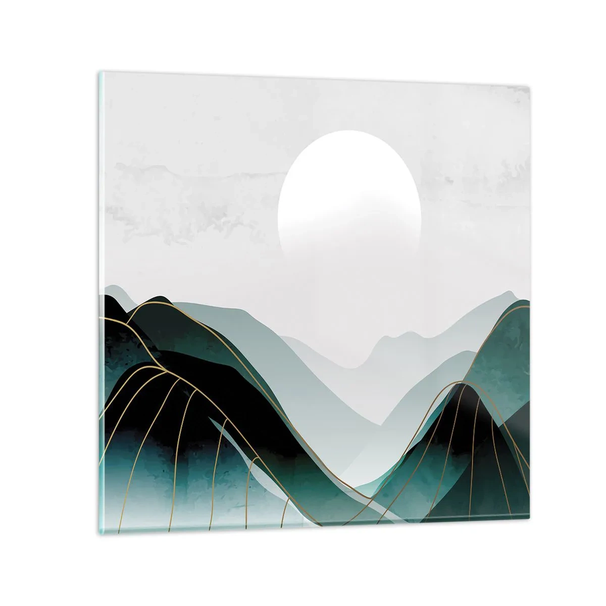 Tablou pe sticlă - Măreție deplină - 60x60 cm