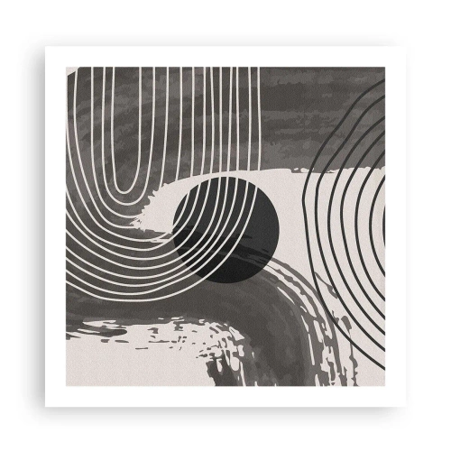 Poster - Ovalul câștigă - 60x60 cm
